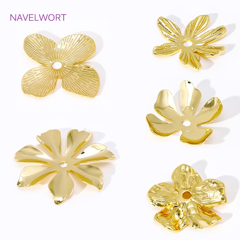 18K Gold Plated Large Flower B - Embellishment Crafts recension och pris