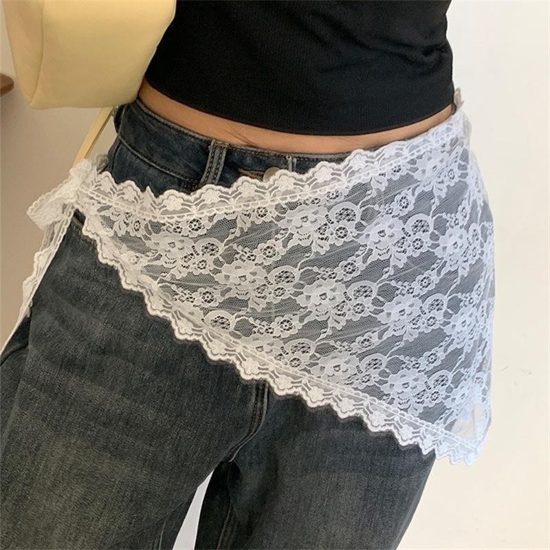 Triangle Lace Short Skirt Half - Lace Ribbon Trim recension och pris