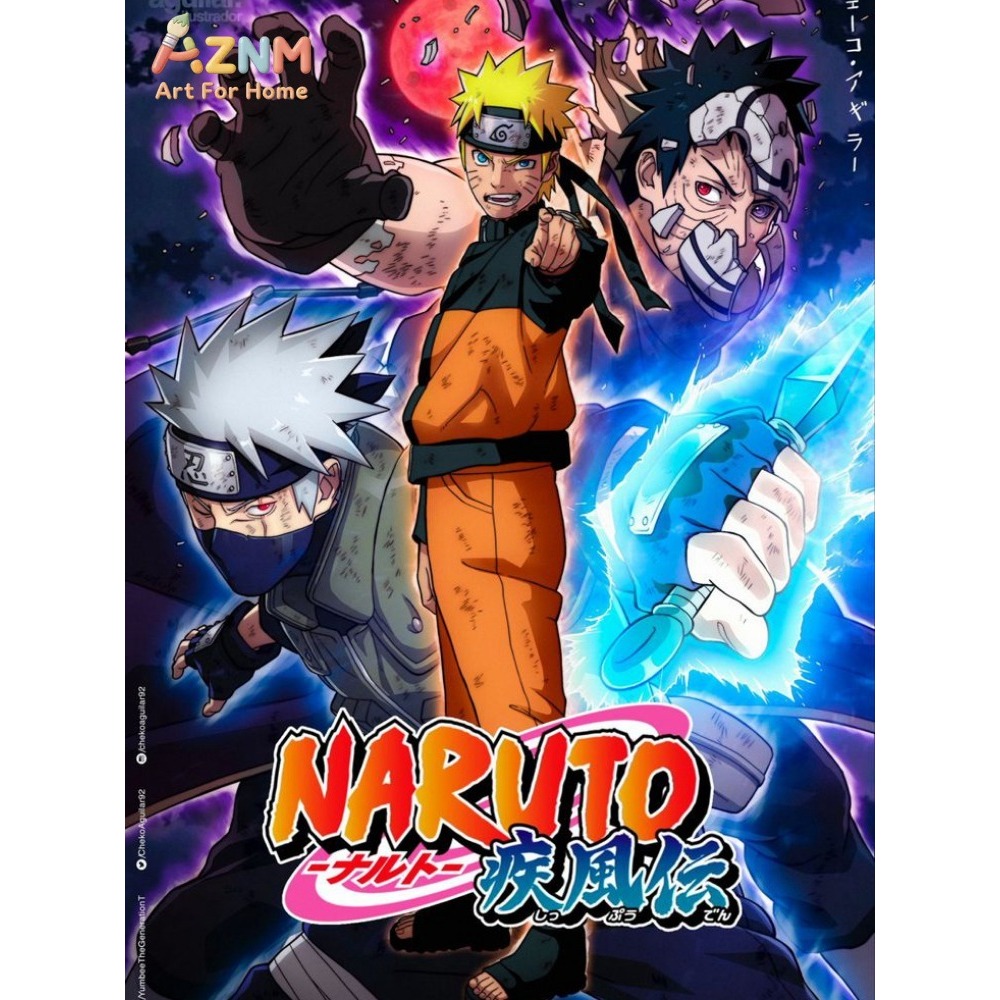 Frameless 1pc Naruto Class Sev - Embroidery Embellishments recension och pris