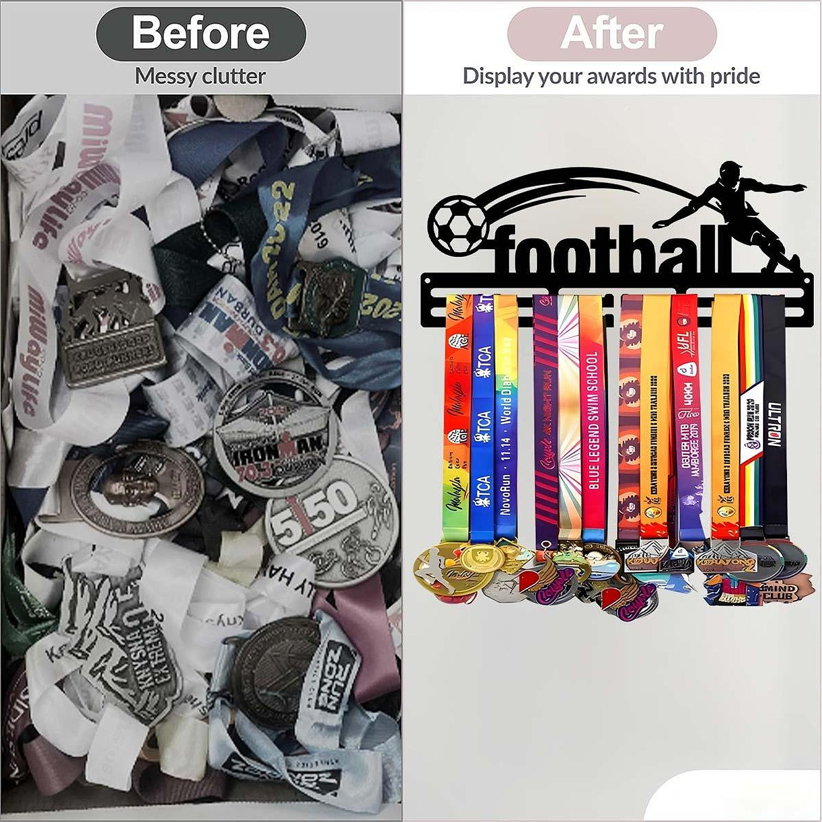 Medal Display Hanger Organizer - Organza Ribbon Spool recension och pris