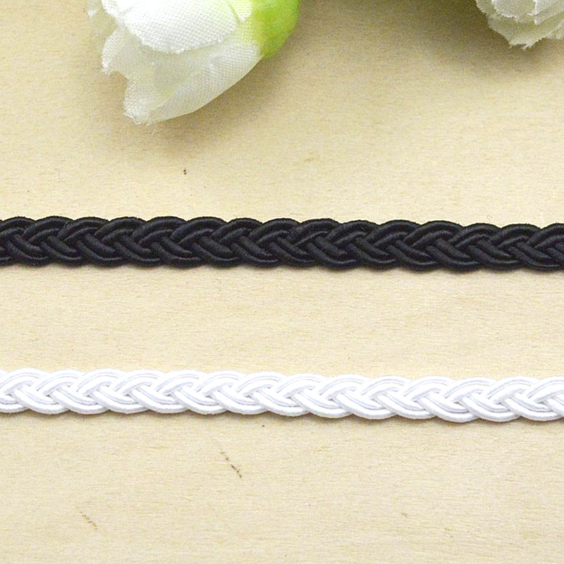 5m/16.4ft Each Pack Solid Whit - Cord Trim Twisted recension och pris