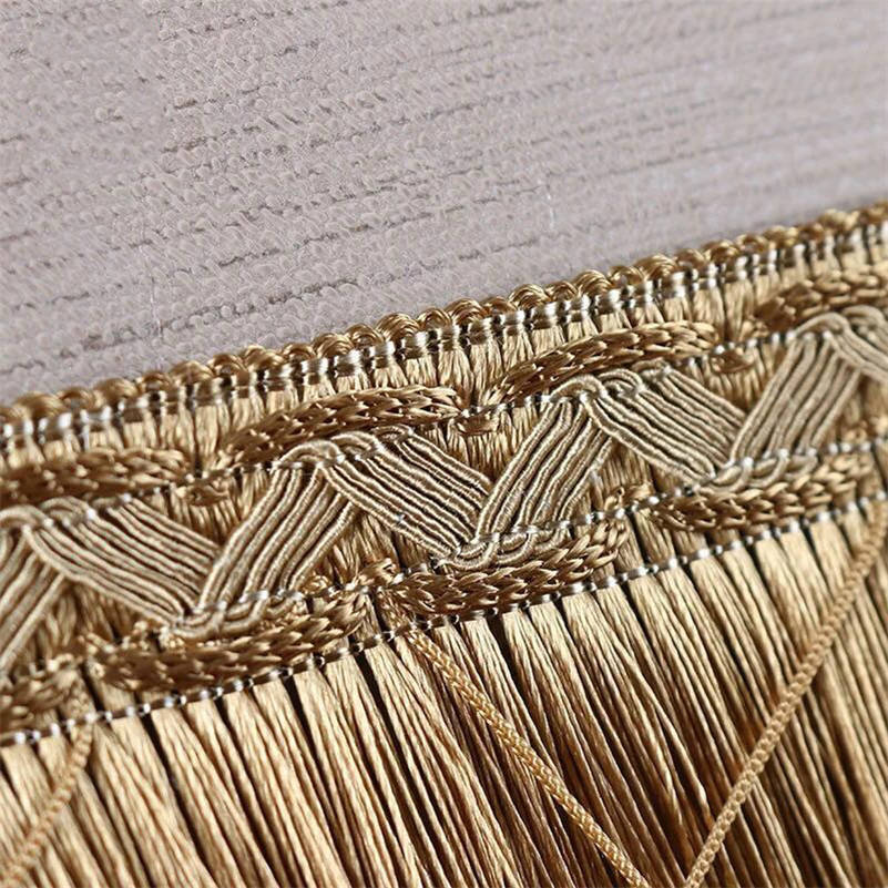 2/4/6 Meter Curtain Tassel Bea - Beaded Trim Fringe recension och pris